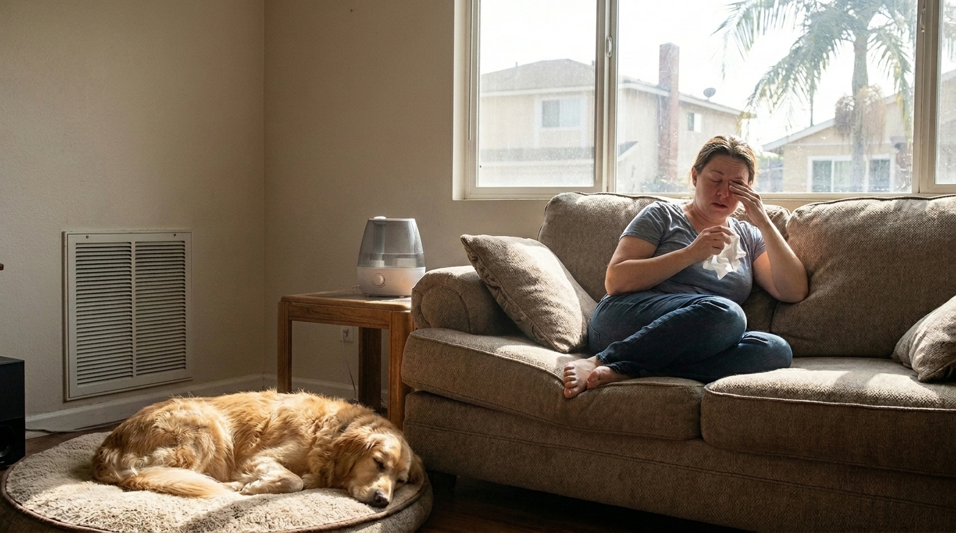 Is Your Orange County Home Triggering Allergy Symptoms Indoors?