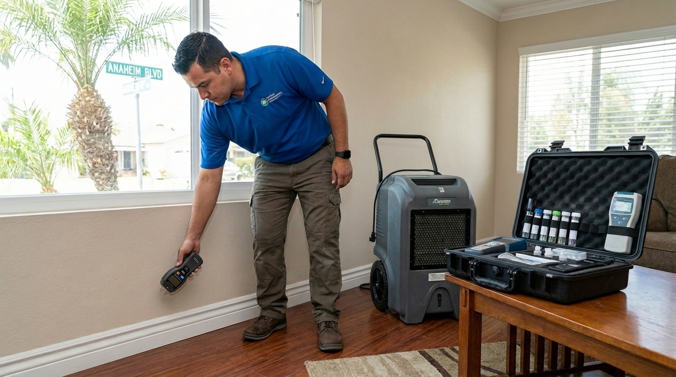 Post-remediation testing ensures your property is safe after water damage by verifying moisture and mold are eliminated.