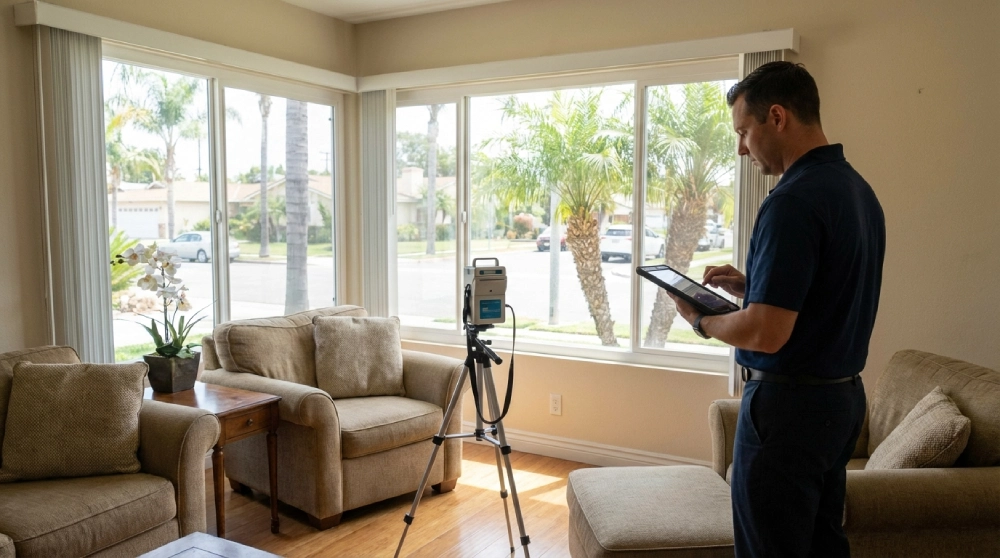 Indoor air testing for Orange County homes detects hidden pollutants like mold, VOCs, and allergens.
